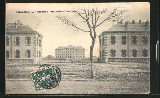 CPA Chalons-sur-Marne, Nouvelles Casernes 1907