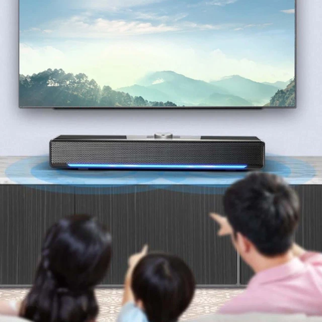Haut-parleur D'ordinateur V5.0 Son Stéréo 4D Portable Pour Moniteur De