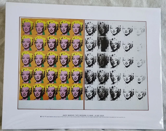 ANDY WARHOL MARILYN Monroe Diptych, 1962 Tate Modern Exhibition Mini