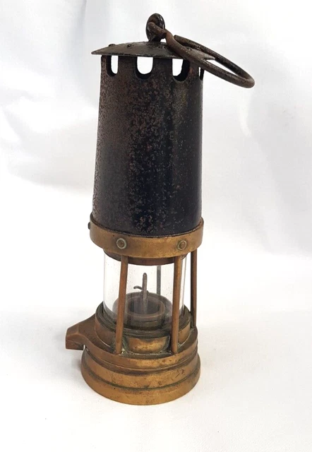 Early Miners Lamp DAVIS DERBY Miners Lamp
