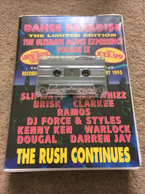 Dance Paradise The Ultimate Dance Experience Volume IX Rave Tape Cassette