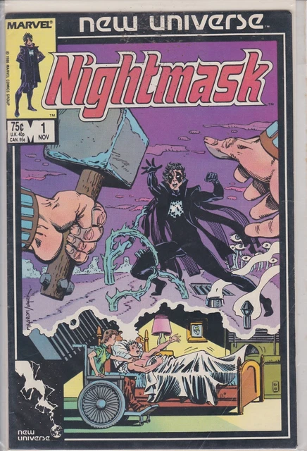 Nightmask Nov #1 Marvel Comic Book 1986