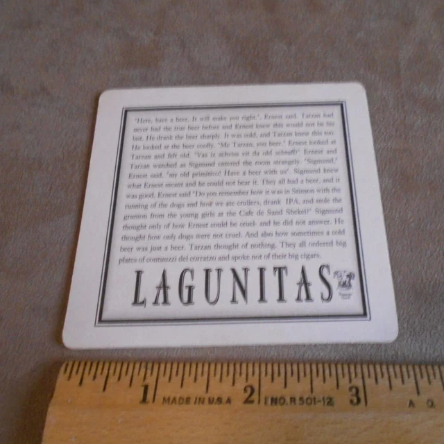 LAGUNITAS IPA INDIA Pale Ale Beer Coaster Dog EUR 3,31 PicClick FR