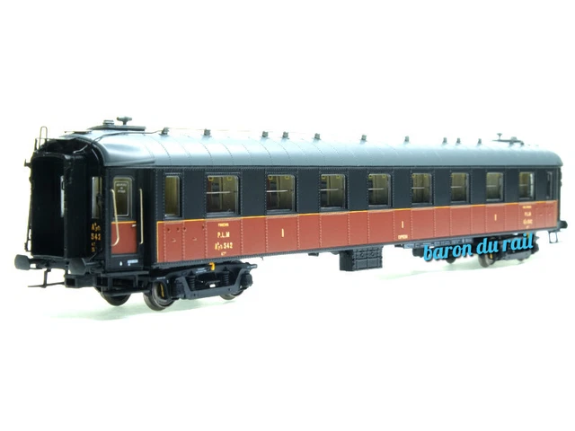FRANCE TRAINS Voiture 1ère classe OCEM RA ep II PLM HO 1/87