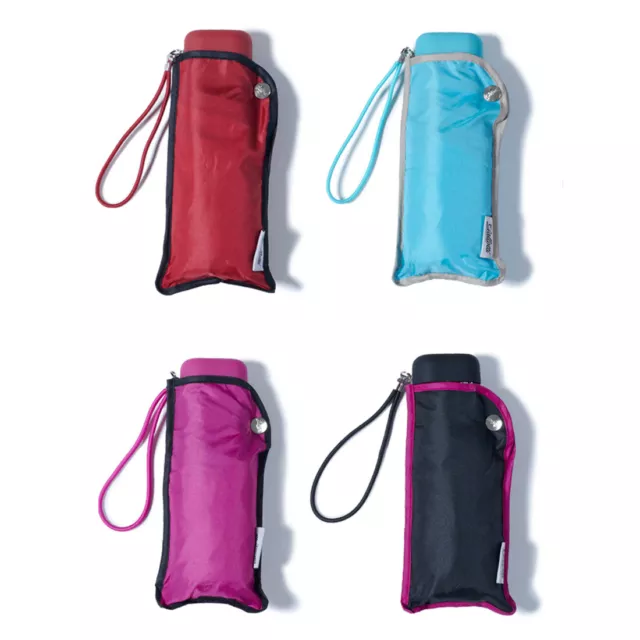 Ombrello portatile mini tascabile richiudibile vari colori 18 cm pieghevole