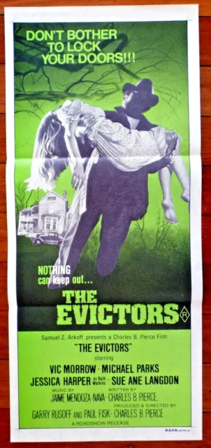 THE EVICTORS Rare Original 1979 Roadshow Australia Daybill Horror Movie Poster