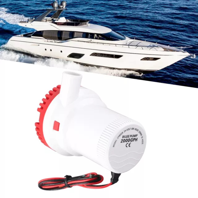 ⭐ 1100GPH Eau Marine Pompe de Cale Submersible Marine Yacht