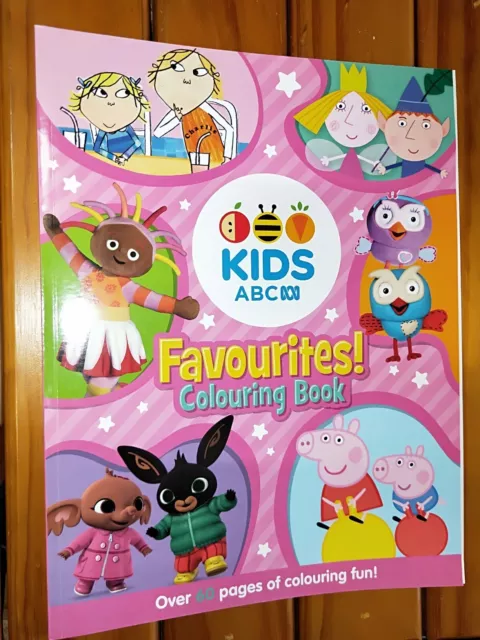 ABC KIDS Favourites! Colouring Book (Pink) by ABC (Paperback, 2015)