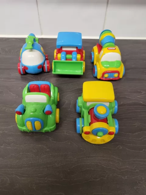 Little Tikes Fahrzeugkonvolut Restposten × 5 Reibung manuelle Steuerung Rollenspiel Spielzeug