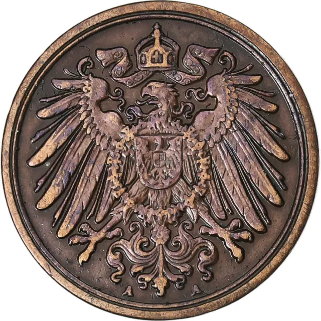 [#1220247] GERMANY - EMPIRE, Wilhelm II, Pfennig, 1904, Berlin, Copper, EF(40-45