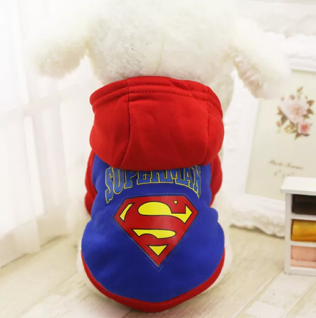 Jacket Pet Coat Dog Hoodie Hat Warm Apparel Puppy Cat Clothes XXS/XS/S/M/L/XL