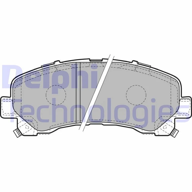 Delphi Lp2229 set pastiglie freno freno a disco per Isuzu 12->