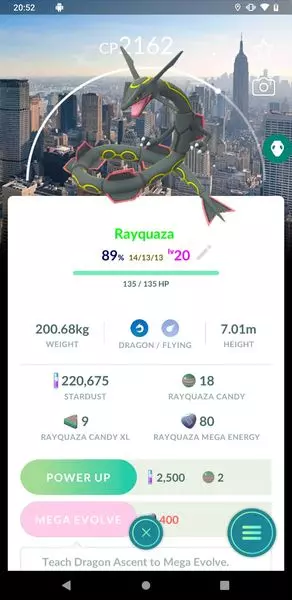 X \ FleeceKing على X: Shiny Rayquaza with the New York catch card 🥳 ✨  #PokemonGOFest2023