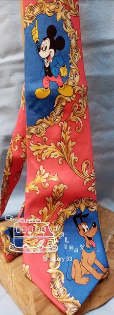 Cravatta Da Collezione Vintage Pippo Walt Disney