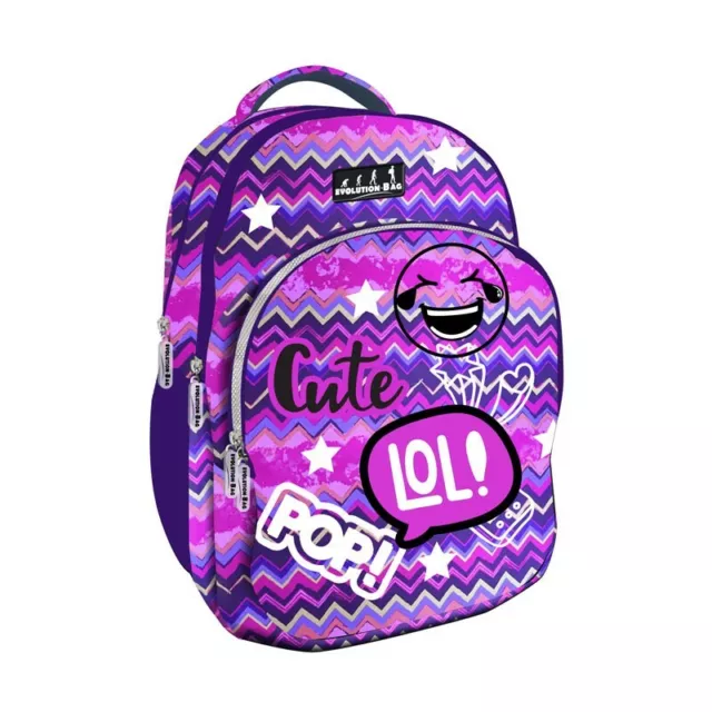 Zaino Organizzato Americano Evolution Bag Lol Viola Zaino Scuola  Ragazza