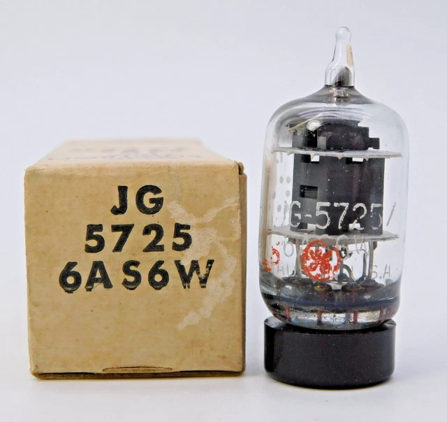 Tube électronique 6AS6W NOS (New Old Stock) Siemens - Lot De 1 Pièce - Neuf Jamais Utilisé (États-Unis)