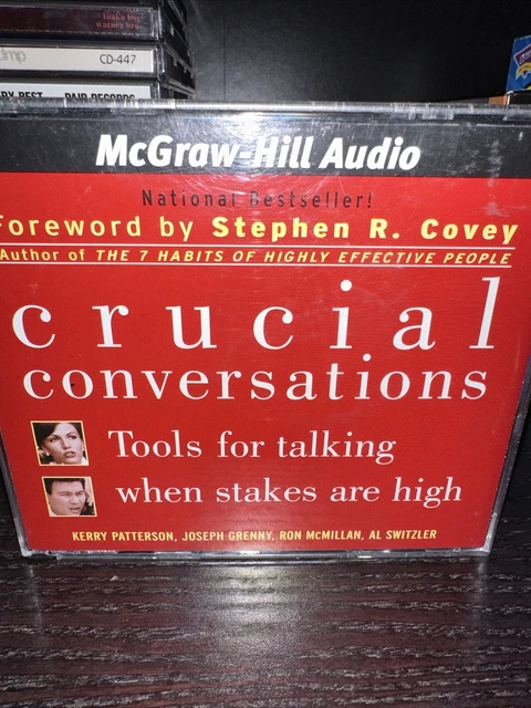 Crucial Conversations 4 Audio CD's NEW