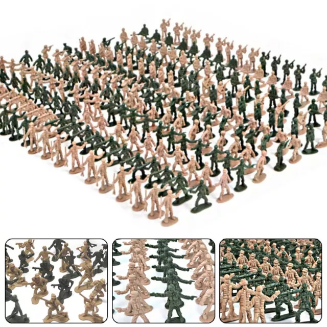 Figurines jouet soldats en plastique ensemble de jeu pour enfants jeu de guerre