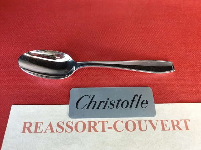 Cucchiaio Dessert christofle Atlante 15.5 CM Molto Bel Stato Metallo Argentato