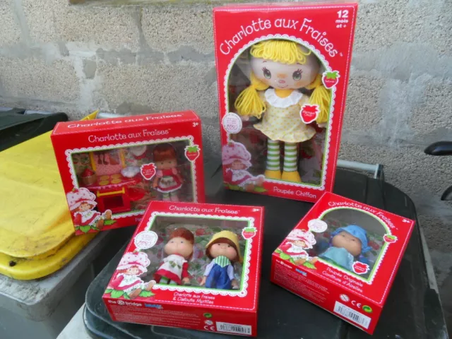 Lot poupée Charlotte aux fraises shortcake doll strawberry