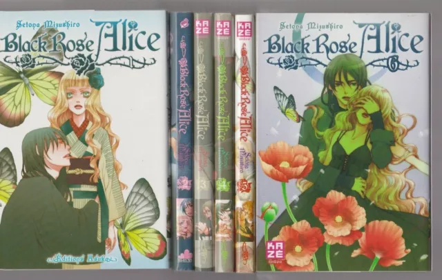 BLACK ROSE ALICE tomes 1 à 6 Setona Mizushiro SERIE COMPLETE manga shojo
