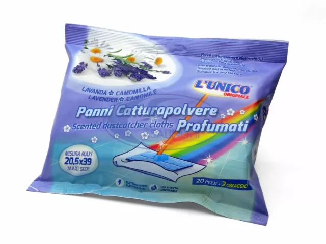 Panno Antist. Catturapolv. Unico Cf. 22 Pz. Lavanda&Camomill