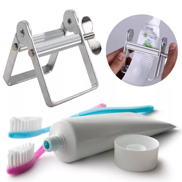 1 * Metal Toothpaste Tube Wringer Roller Squeezer Tool U Shape Squeezing Aids