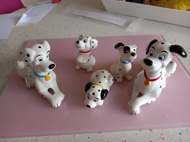 Pongo's Collection DISNEY 1980'S EXCLUSIVE Collection 101 Dalmatians Pongo, Perdita & 3 ...
