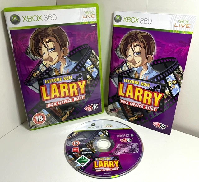 NEAR MINT  (XBOX 360) Leisure Suit Larry Box Office Bust - UK PAL
