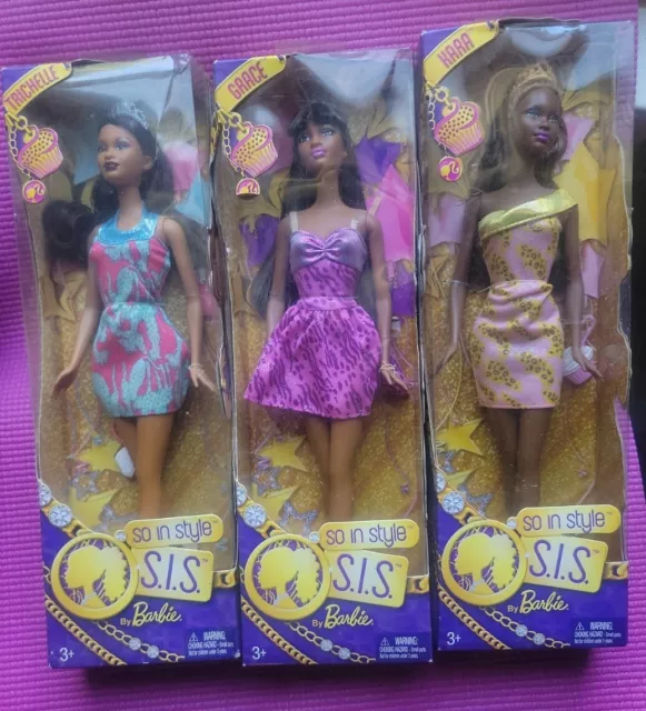 So In Style S.I.S. by Barbie, Kara, Grace, Trichelle, Birthday  NIB