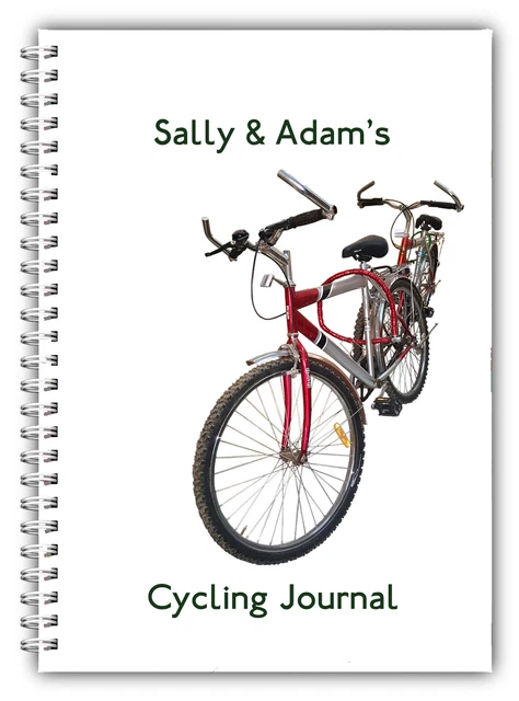A5 Personalised Bike Cycle Cyclist Fathers Day Gift A5 Daddy Dad Grandad 100Page
