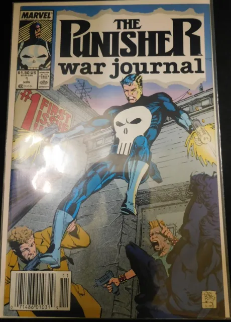 Punisher War Journal 1 Marvel Comic Carl Potts Jim Lee Scott Willian 1988 Nm