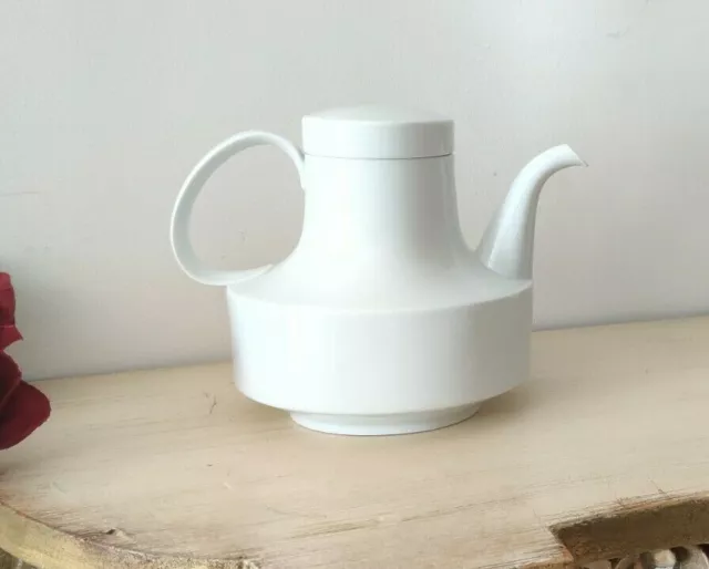 Cafetiere Vintage Rosenthal Modulation Tapio Wirkkala, 1960s Porcelaine blanche