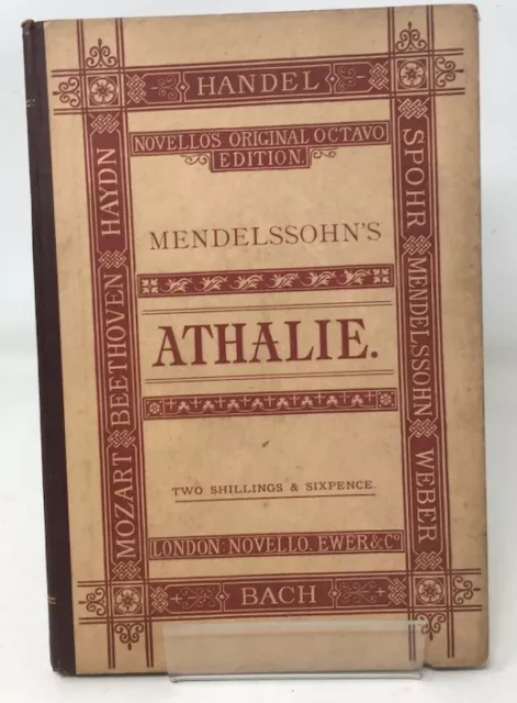 Athale (Racine)  F. Mendelssohn-Bartholdt  Publ Novello 1877