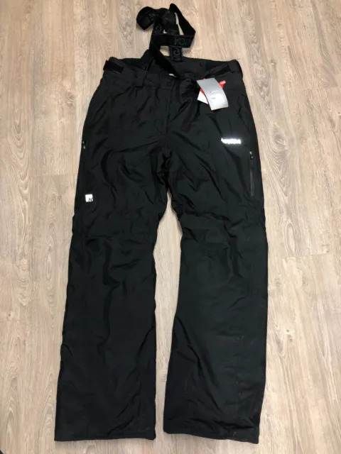 NEW MENS NEVICA Banff N15 Ski Pants Black Size XL Ski Salopettes
