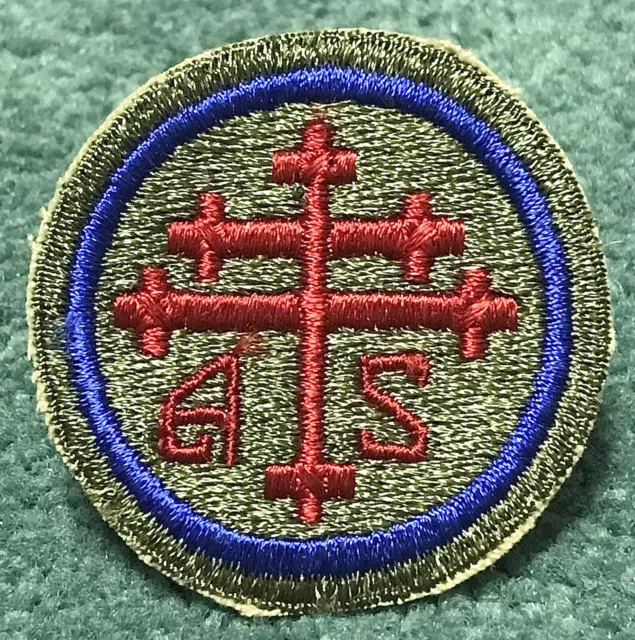 Pre WWII Army Advanced Section Patch King SSI Sleeve Patch WWI
