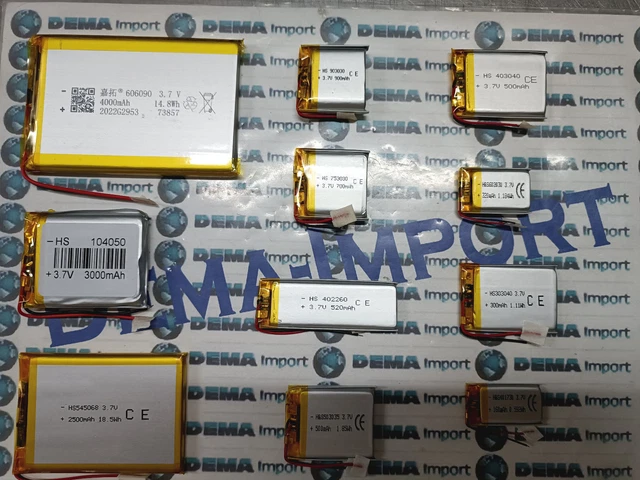 EEMB Batteria Ai Polimeri Di Litio 3,7 V 250 MAh 502030 Lipo Con - Foto 3