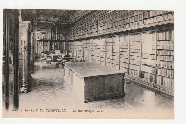 CHANTILLY - Oise - CPA 60 - Chateau de Chantilly La Bibliothéque vue 5