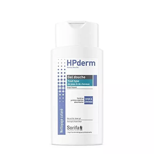 SORIFA - HPderm Gel douche 2 en 1 - Dermo-protecteur - Aux protéines d’avoine...