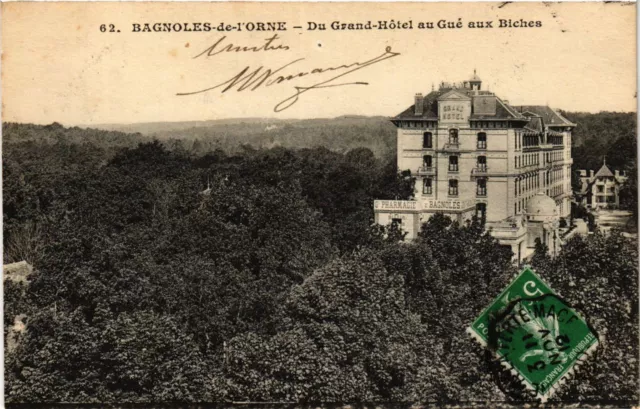 CPA BAGNOLES-de-l'ORNE - Du Grand-Hotel au Gué aux Biches (435505)