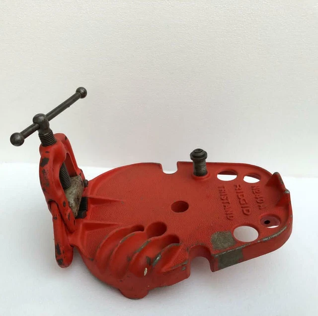 "RIDGID 40130 Portable Tristand Chape Mount Vice NO.40A 1/8"" for 2-1/2"