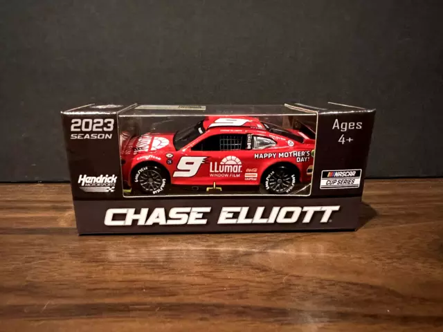 Chase Elliott 2023 #9 Llumar Throwback Hendrick Camaro NASCAR 1/64 CUP