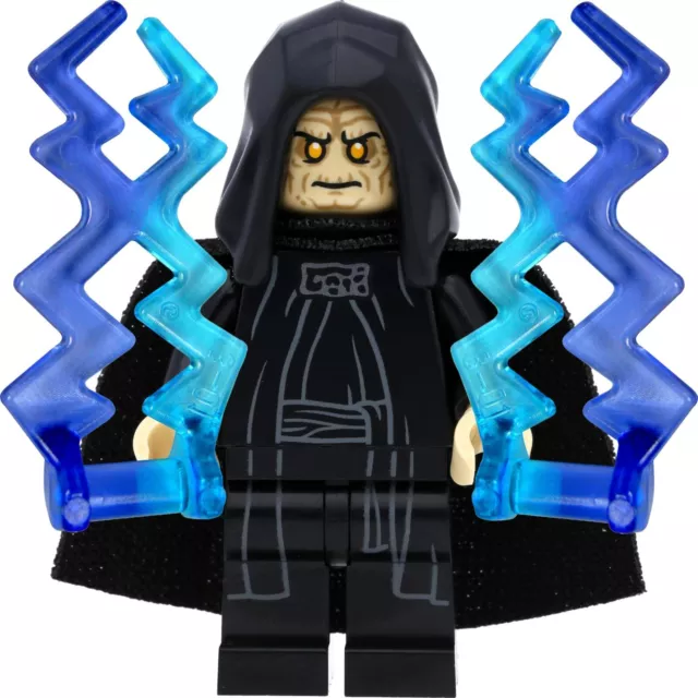 LEGO Star Wars Minifigur Imperator Palpatine mit Machtblitzen