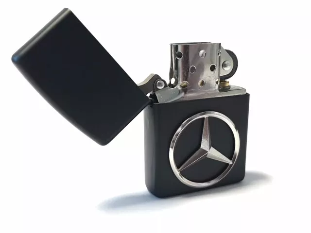 Mercedes-Benz Zippo® Feuerzeug, Stern-Logo, schwarz, Messing B66953357