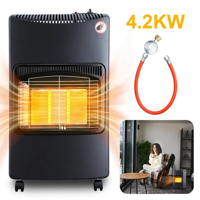 Gasheizung 4200W Gasheizer Campingheizung Heizgerät Heizstrahler Gasheizstrahler