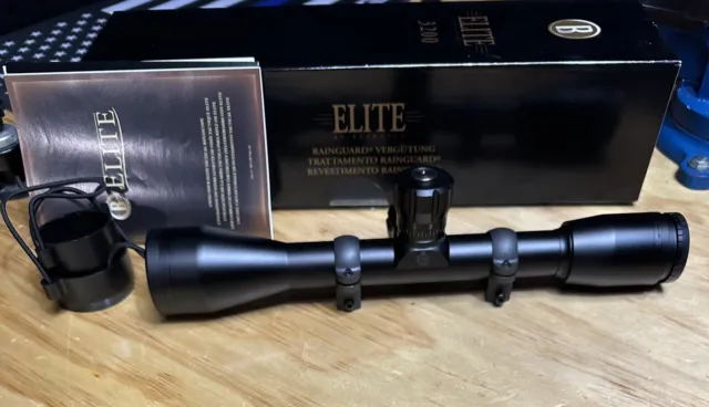 BUSHNELL Elite 3200 Mil Dot Reticle 10x40mm Rifle Scope with Burris Zee Rings
