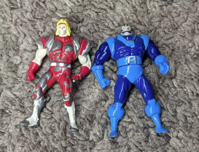 Vintage 1993/1994 Toy Biz Marvel X-Men Omega Red & Apocalypse Die Cast Figures