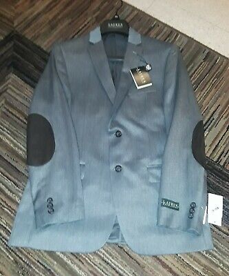 Nwt Lauren Ralph Lauren Boys Suit Blazer Jacket Black Gray Tan