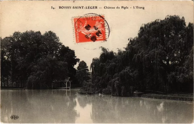 CPA BOISSY-SAINT-LEGER Chateau du Piple - Etang (1352438)