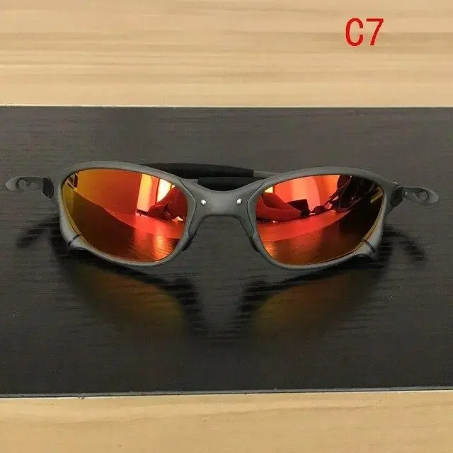 X Metal Juliet Cyclops Sunglasses Uv 400 Ruby Polarized Glass Titanium Goggles